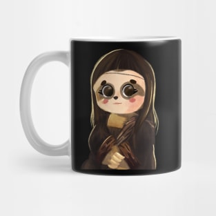 slowlisa with no background, beautiful sloth named lisa like mona lisa Mug